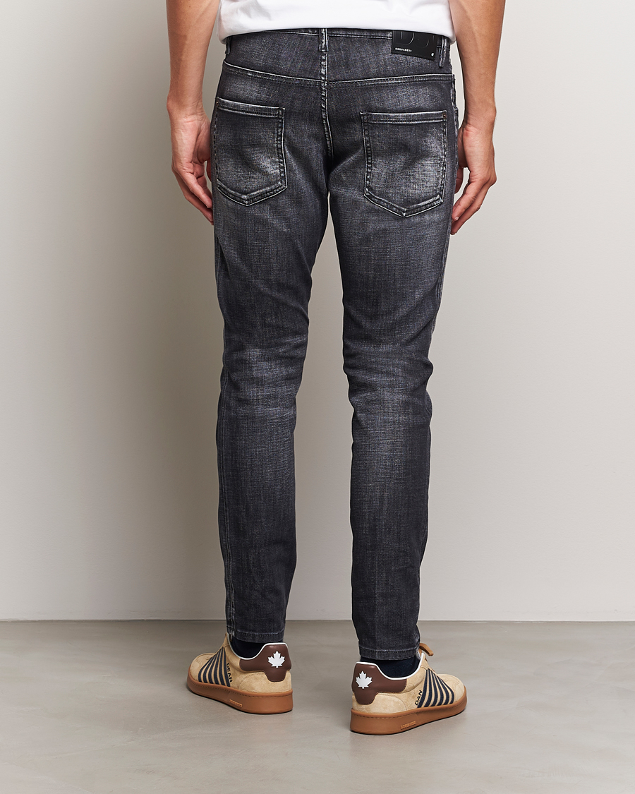 Mies | Farkut | Dsquared2 | Skater Jeans Washed Black