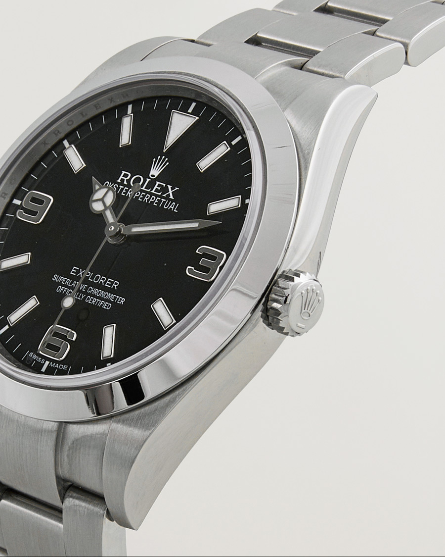 Mies | Rolex Pre-Owned Explorer 214270 Silver | Rolex Pre-Owned | Explorer 214270 Silver