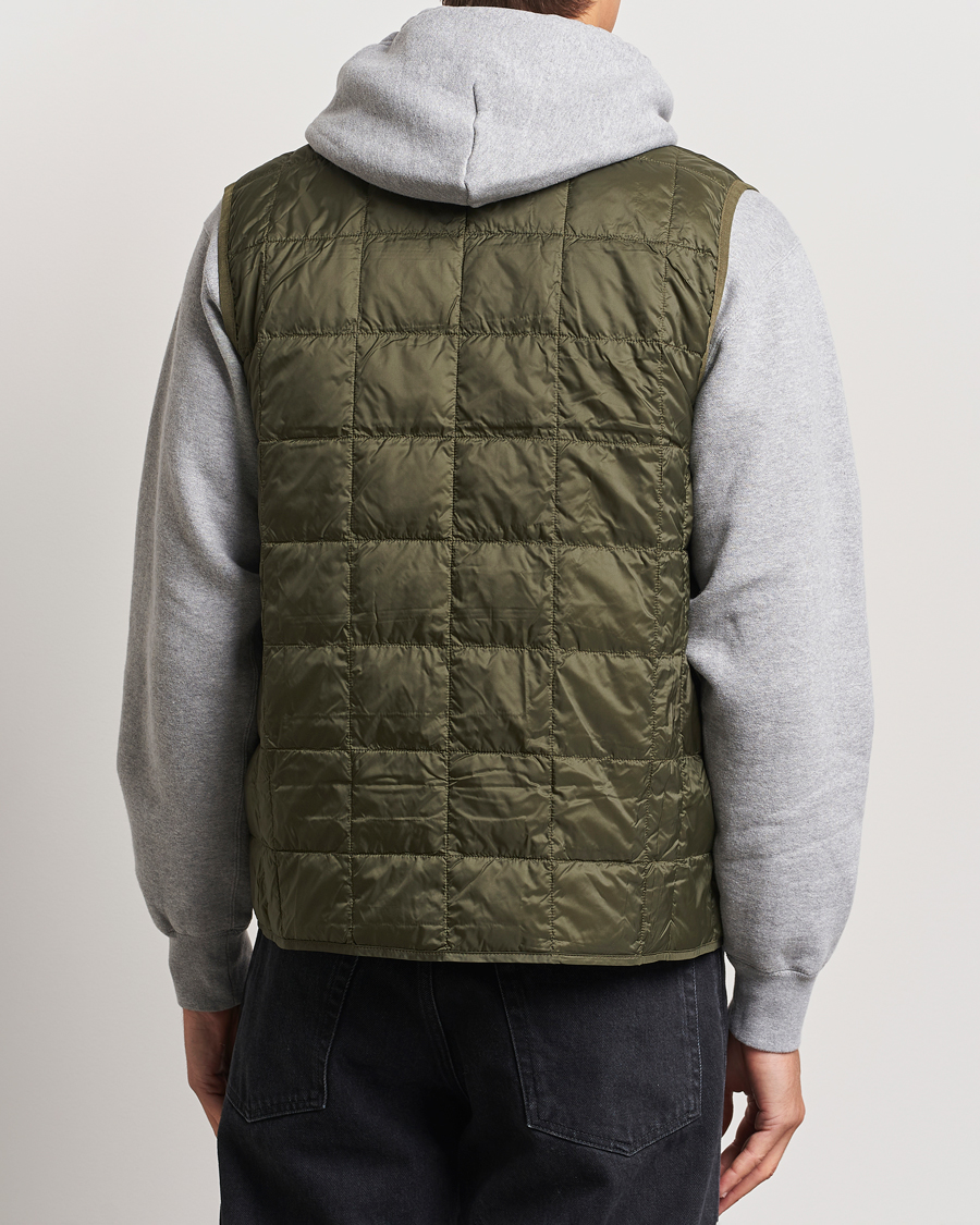 Mies | Takit | TAION | V-Neck Lightweight Down Vest Dark Olive
