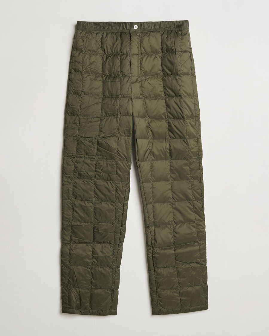 Mies | Housut | TAION | Regular Straight Down Pants Dark Olive