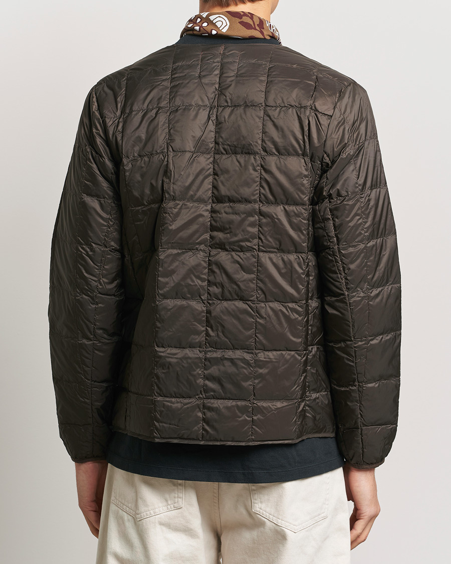 Mies | Takit | TAION | Crew Neck Button Down Jacket Dark Choco