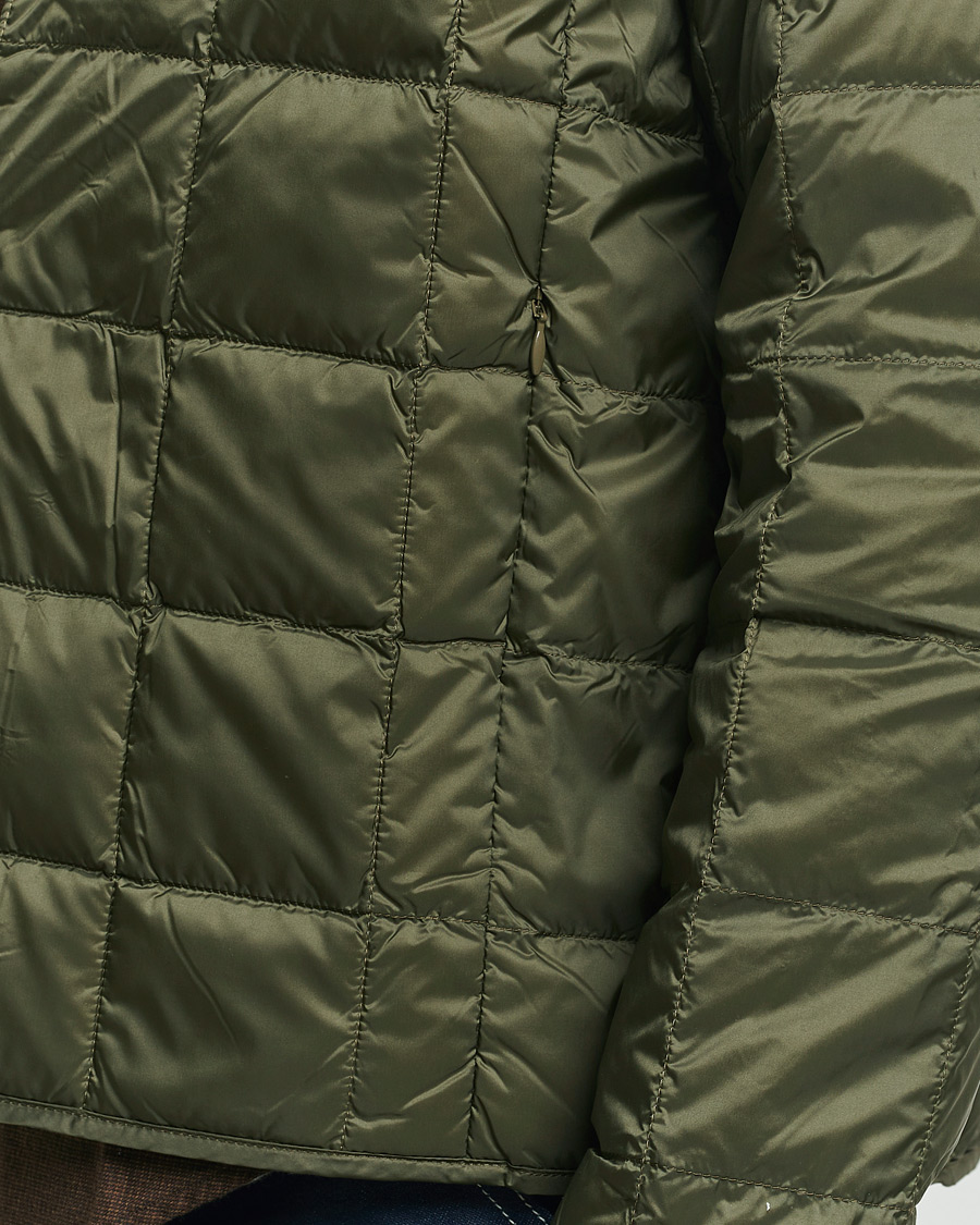 Mies | Takit | TAION | Crew Neck Button Down Jacket Dark Olive