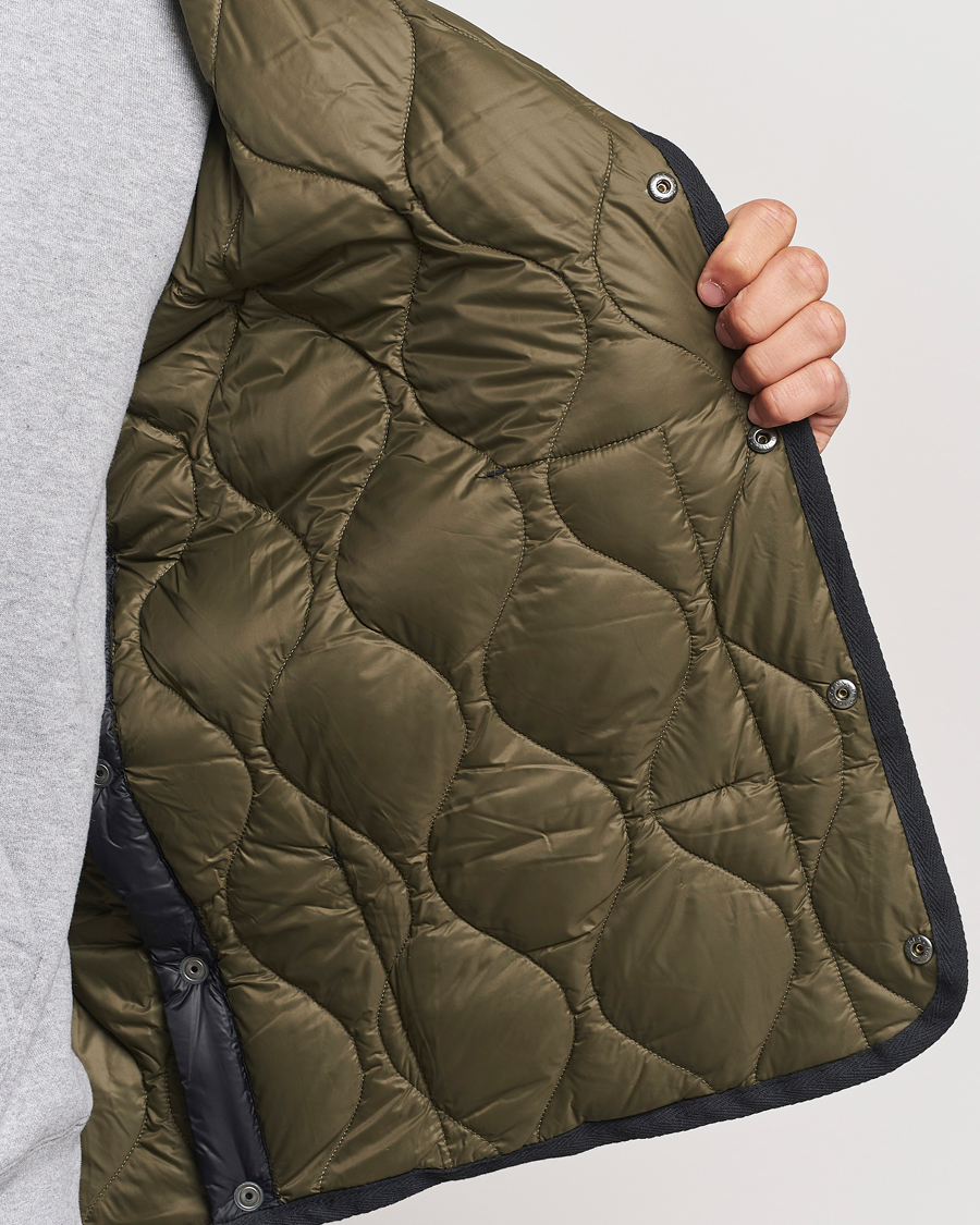 Mies | Takit | TAION | Military Crew Neck Down Vest Black