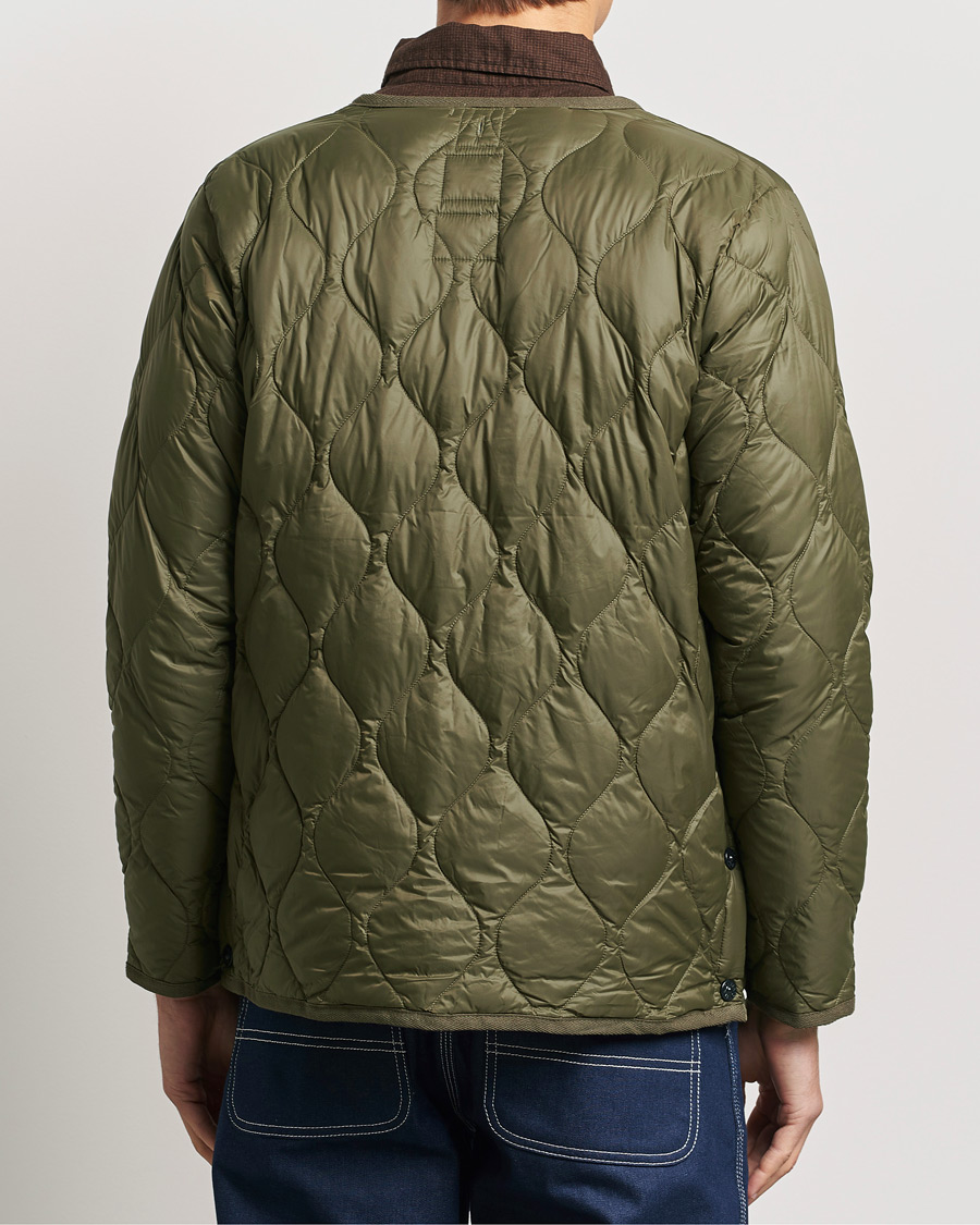 Mies | Takit | TAION | Military Crew Neck Down Jacket Dark Olive