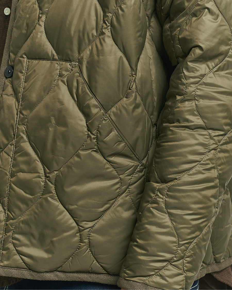 Mies | Takit | TAION | Military Crew Neck Down Jacket Dark Olive