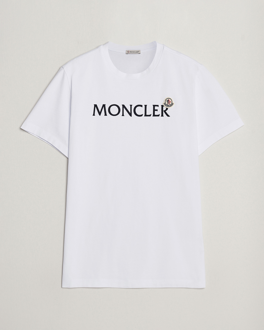 Mies | T-paidat | Moncler | Lettering Logo T-Shirt White