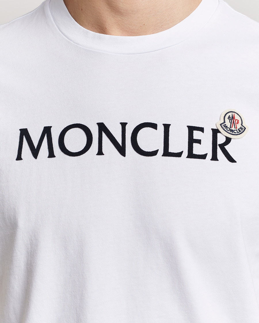 Mies | T-paidat | Moncler | Lettering Logo T-Shirt White