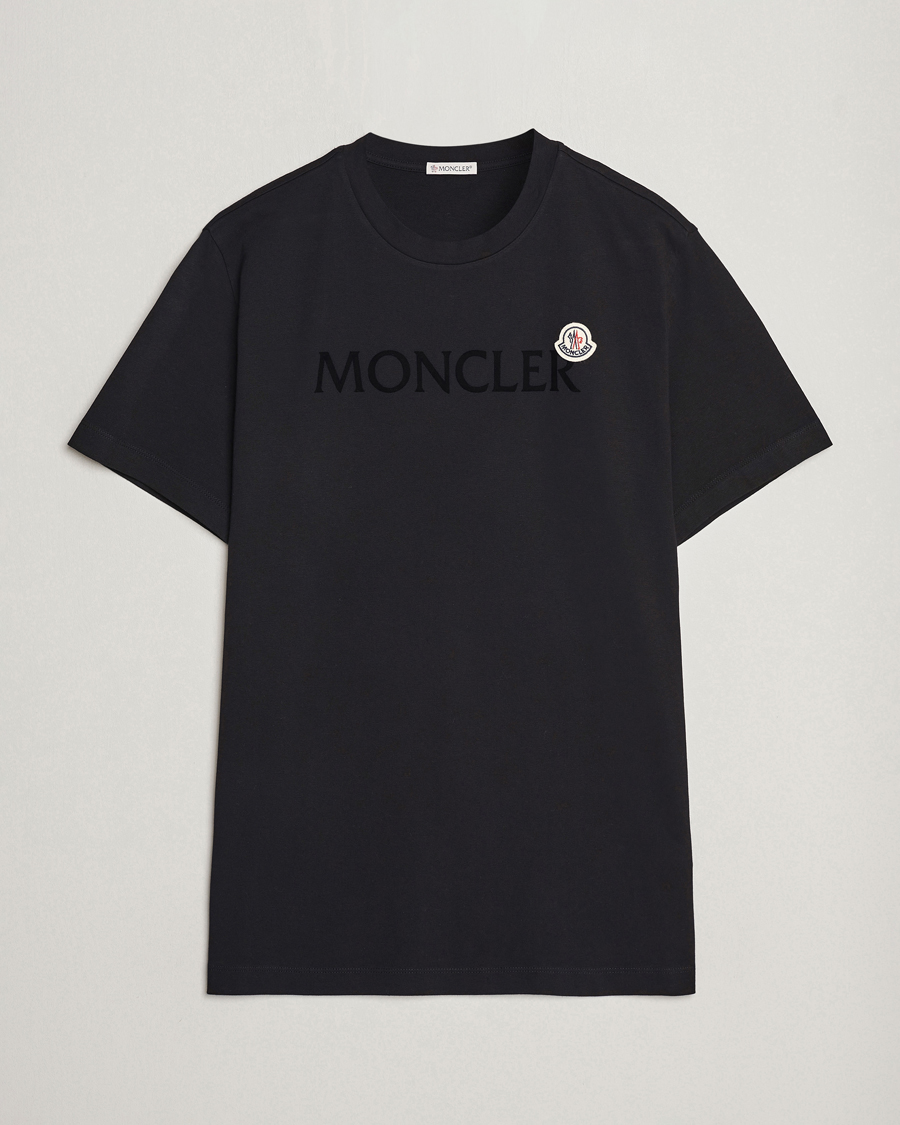 Mies | T-paidat | Moncler | Lettering Logo T-Shirt Black