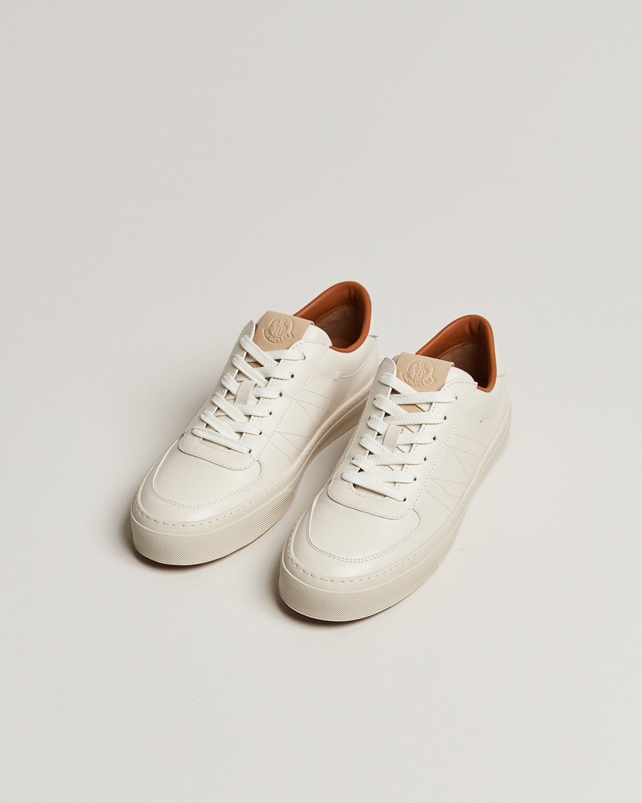 Mies | Moncler Monclub Sneakers White Calf | Moncler | Monclub Sneakers White Calf