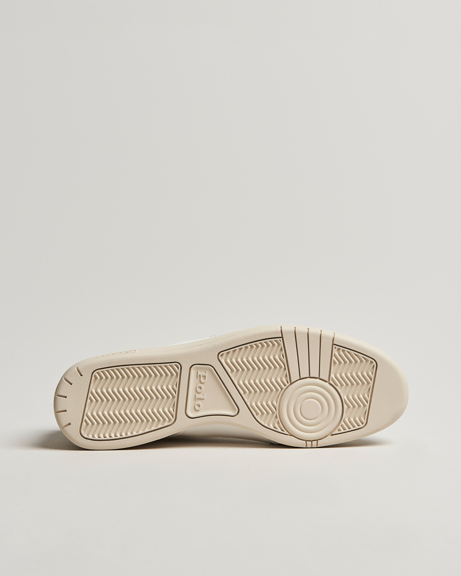 Mies | Polo Ralph Lauren Polo Court Sneaker Deckwash White/Navy | Polo Ralph Lauren | Polo Court Sneaker Deckwash White/Navy