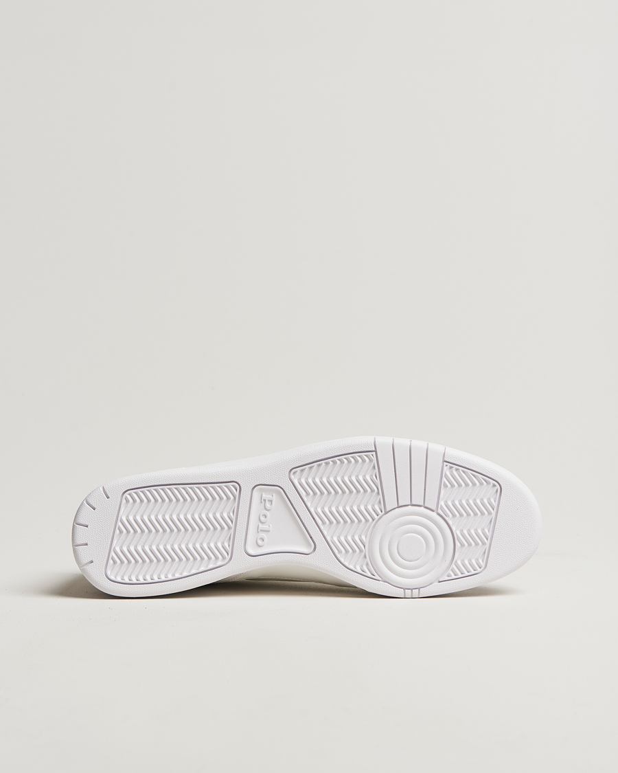 Mies | Polo Ralph Lauren Polo Court Sneaker Deckwash White Leather | Polo Ralph Lauren | Polo Court Sneaker Deckwash White Leather