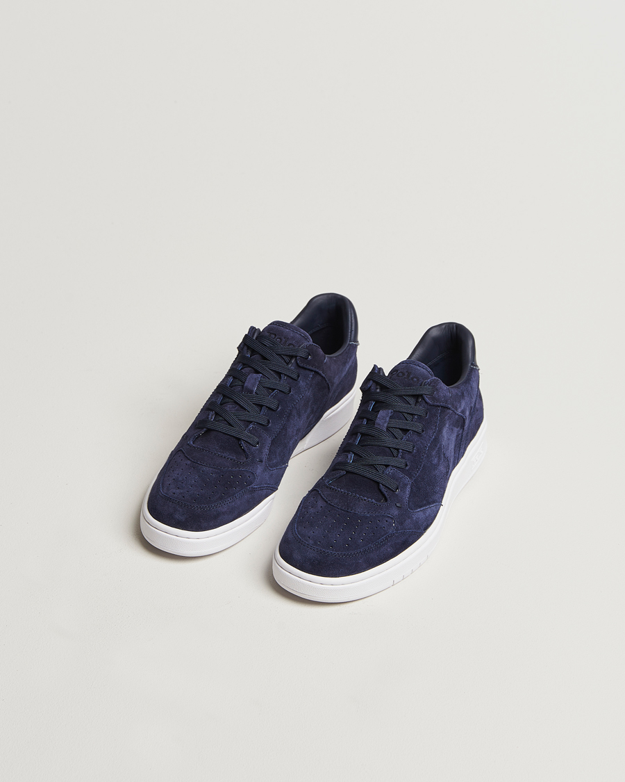 Mies | Polo Ralph Lauren Polo Court Sneaker Navy Suede | Polo Ralph Lauren | Polo Court Sneaker Navy Suede