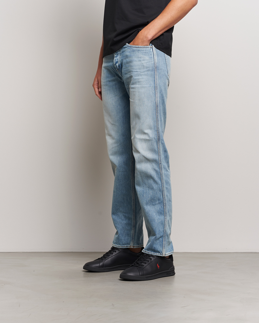 Mies | Polo Ralph Lauren Heritage Court II High Sneaker Black/Red | Polo Ralph Lauren | Heritage Court II High Sneaker Black/Red