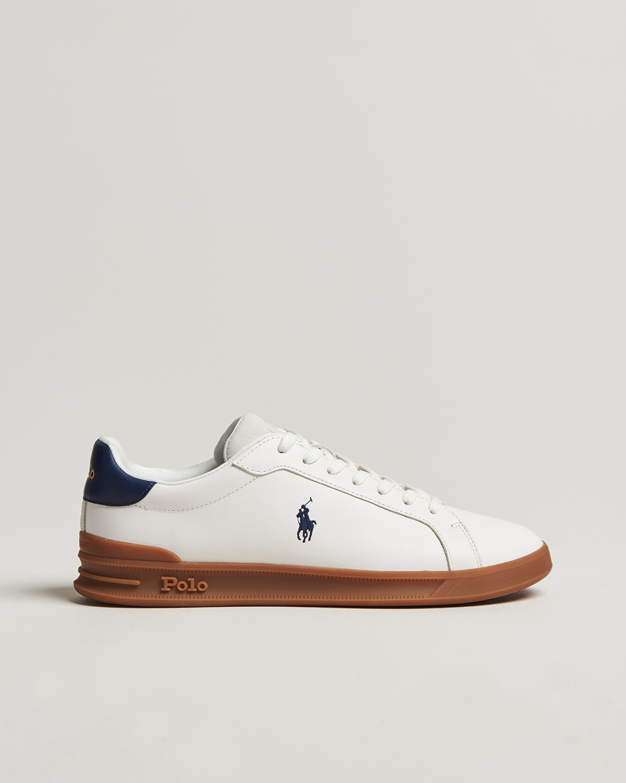 Mies | Polo Ralph Lauren Heritage Count II Low Sneaker Deckwash White/Navy | Polo Ralph Lauren | Heritage Count II Low Sneaker Deckwash White/Navy