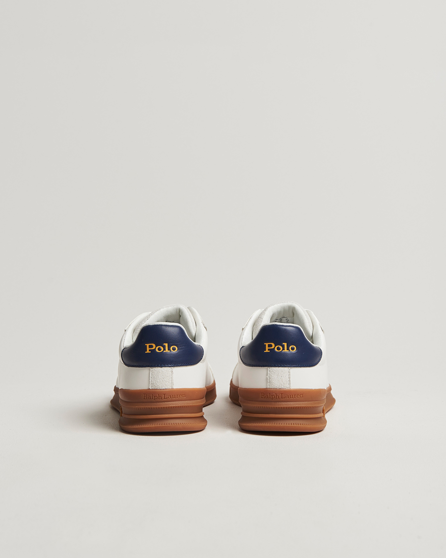 Mies | Polo Ralph Lauren Heritage Count II Low Sneaker Deckwash White/Navy | Polo Ralph Lauren | Heritage Count II Low Sneaker Deckwash White/Navy