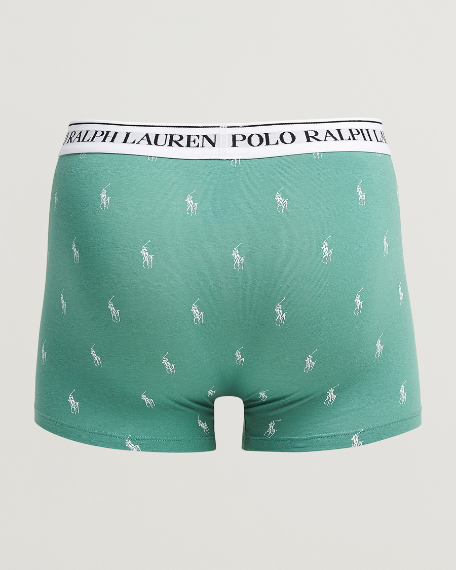 Mies | Alusvaatteet | Polo Ralph Lauren | 3-Pack Trunk Fairway Green/Moss/Black