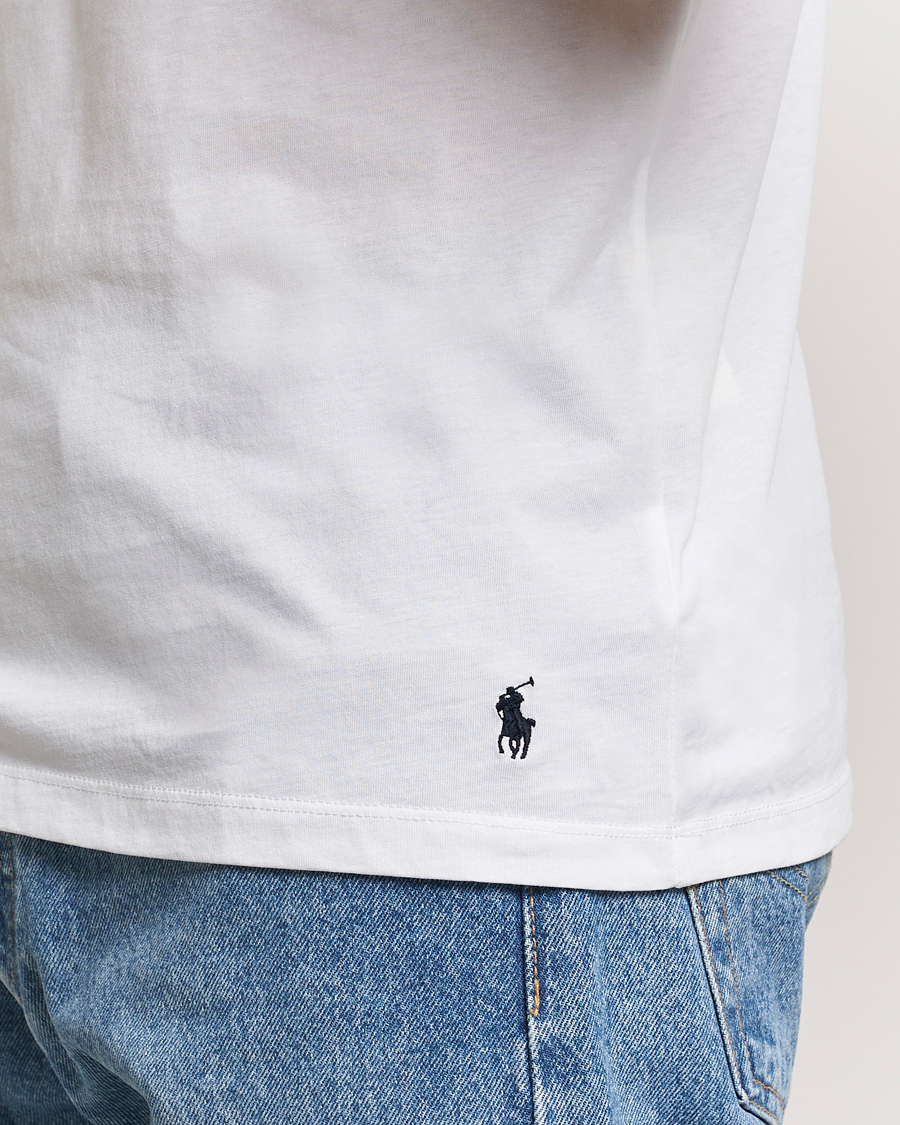Mies | T-paidat | Polo Ralph Lauren | 3-Pack V Neck T-Shirt White