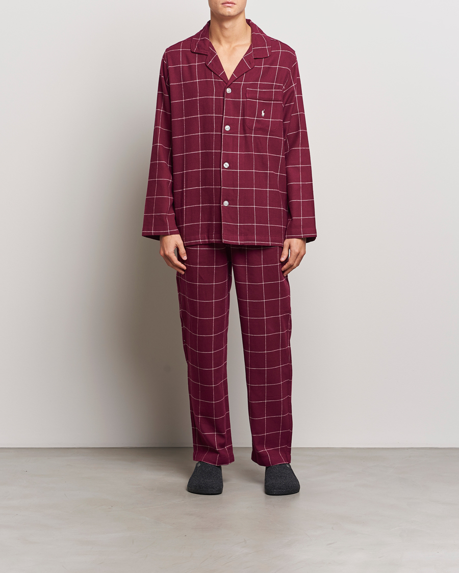 Mies | Yöpuvut ja kylpytakit | Polo Ralph Lauren | Pyjama Set Damson Red Windowpane