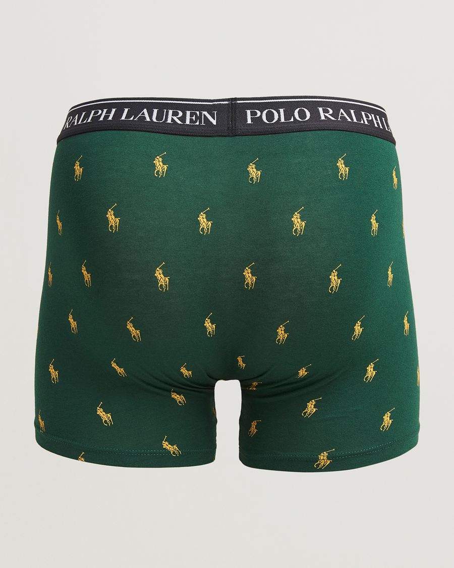 Mies | Alusvaatteet | Polo Ralph Lauren | 3-Pack Boxer Brief Pine/Gold/Black