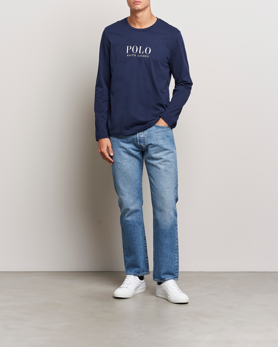 Mies | T-paidat | Polo Ralph Lauren | Long Sleeve Liquid Cotton Tee Cruise Navy