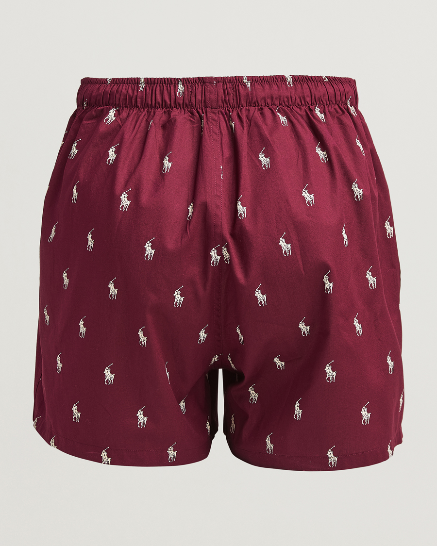 Mies | Alusvaatteet | Polo Ralph Lauren | 3-Pack Woven Boxer Plaid/Navy/Red PP