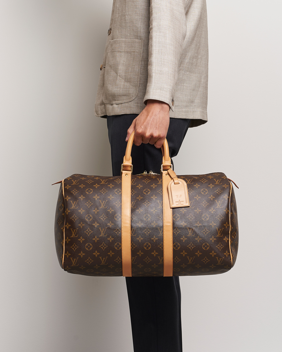 Mies | Louis Vuitton Pre-Owned Keepall 45 Bag Monogram | Louis Vuitton Pre-Owned | Keepall 45 Bag Monogram