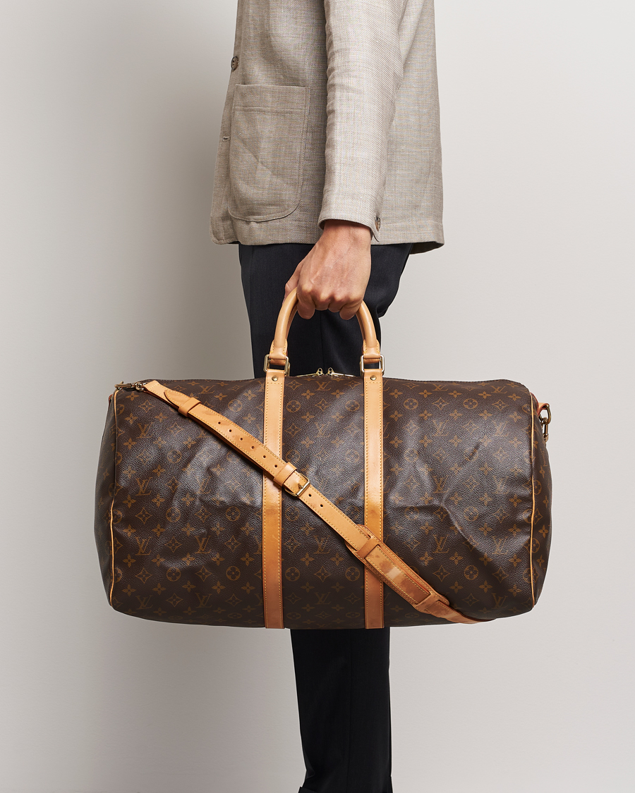 Mies | Louis Vuitton Pre-Owned Keepall Bandoulière 55 Monogram | Louis Vuitton Pre-Owned | Keepall Bandoulière 55 Monogram