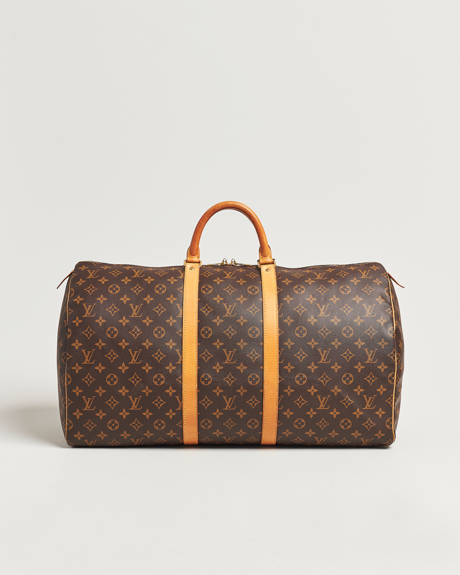 Mies | Louis Vuitton Pre-Owned Keepall 55 Bag Monogram | Louis Vuitton Pre-Owned | Keepall 55 Bag Monogram