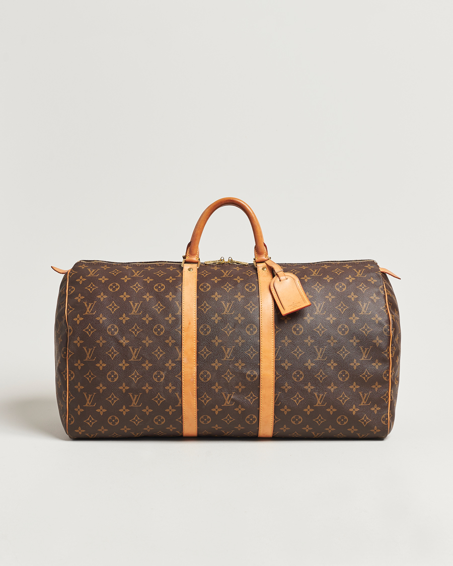 Mies | Louis Vuitton Pre-Owned Keepall 55 Bag Monogram | Louis Vuitton Pre-Owned | Keepall 55 Bag Monogram