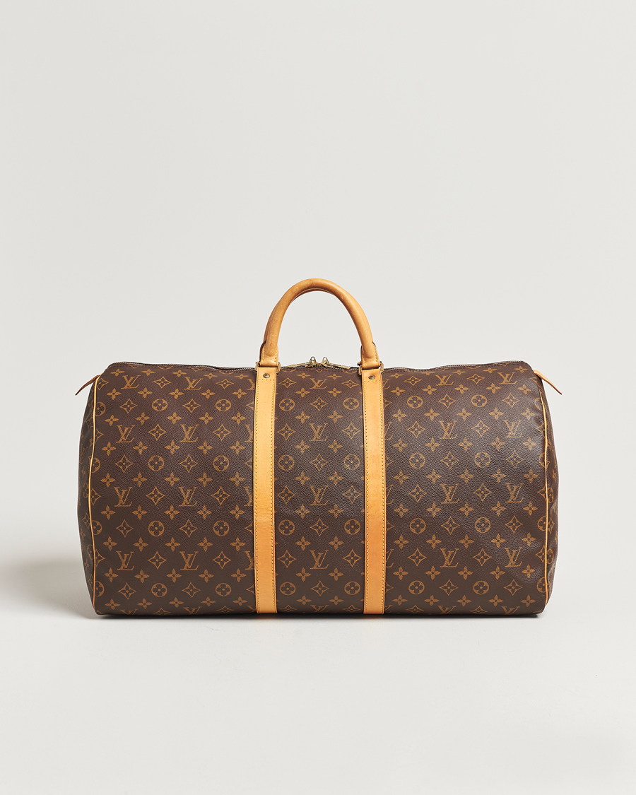 Mies | Louis Vuitton Pre-Owned Keepall 55 Bag Monogram | Louis Vuitton Pre-Owned | Keepall 55 Bag Monogram