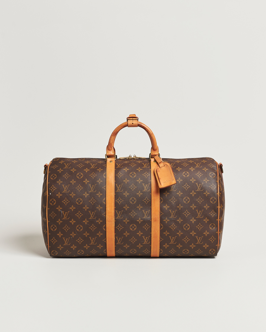 Mies | Louis Vuitton Pre-Owned Keepall Bandoulière 50 Bag Monogram | Louis Vuitton Pre-Owned | Keepall Bandoulière 50 Bag Monogram