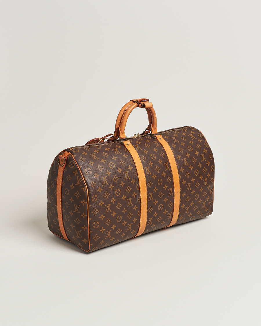Mies | Louis Vuitton Pre-Owned Keepall Bandoulière 50 Bag Monogram | Louis Vuitton Pre-Owned | Keepall Bandoulière 50 Bag Monogram