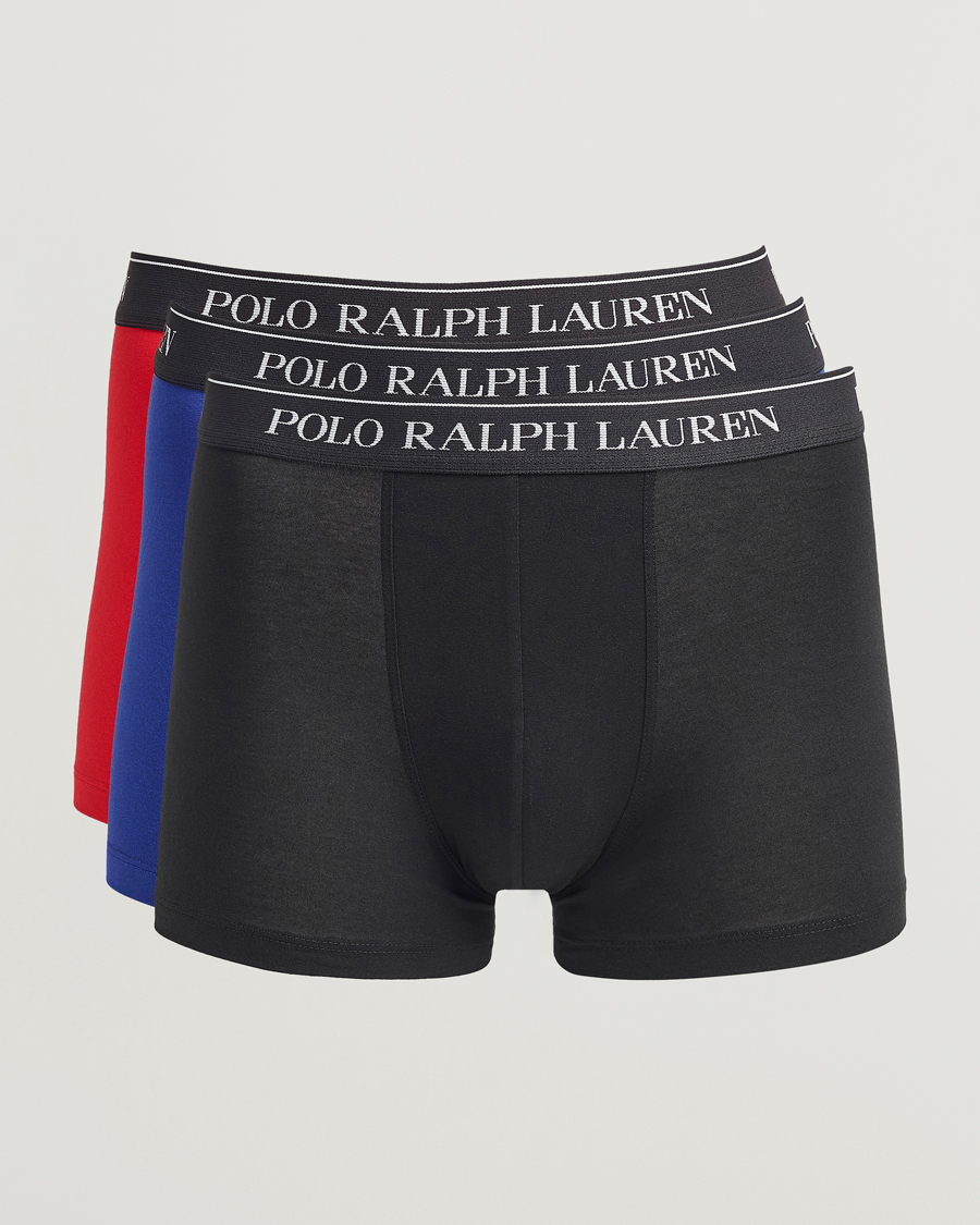 Mies | Alusvaatteet | Polo Ralph Lauren | 3-Pack Trunk Blue/Red/Black