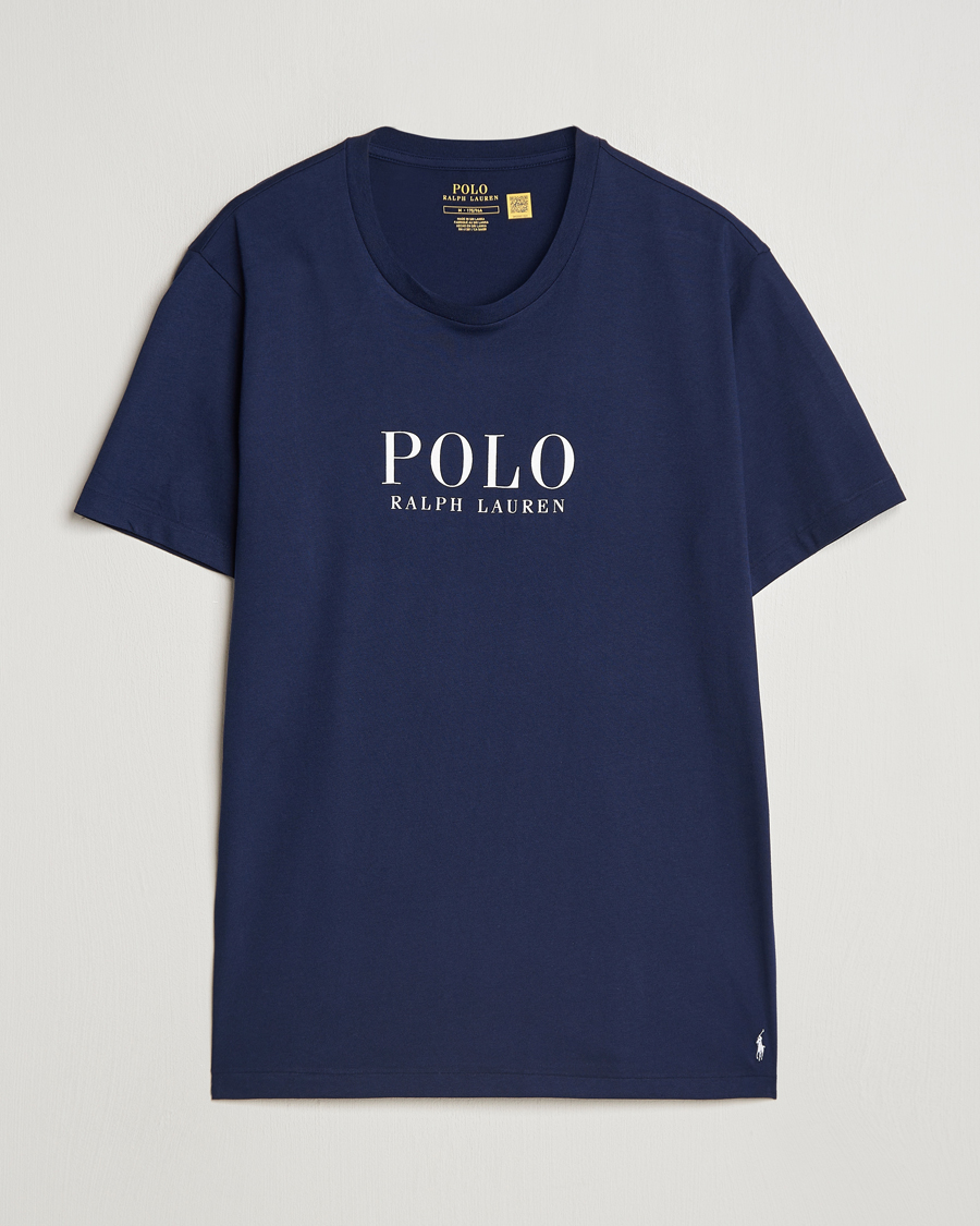 Mies | T-paidat | Polo Ralph Lauren | Logo Cotton Jersey Sleep T-Shirt Cruise Navy