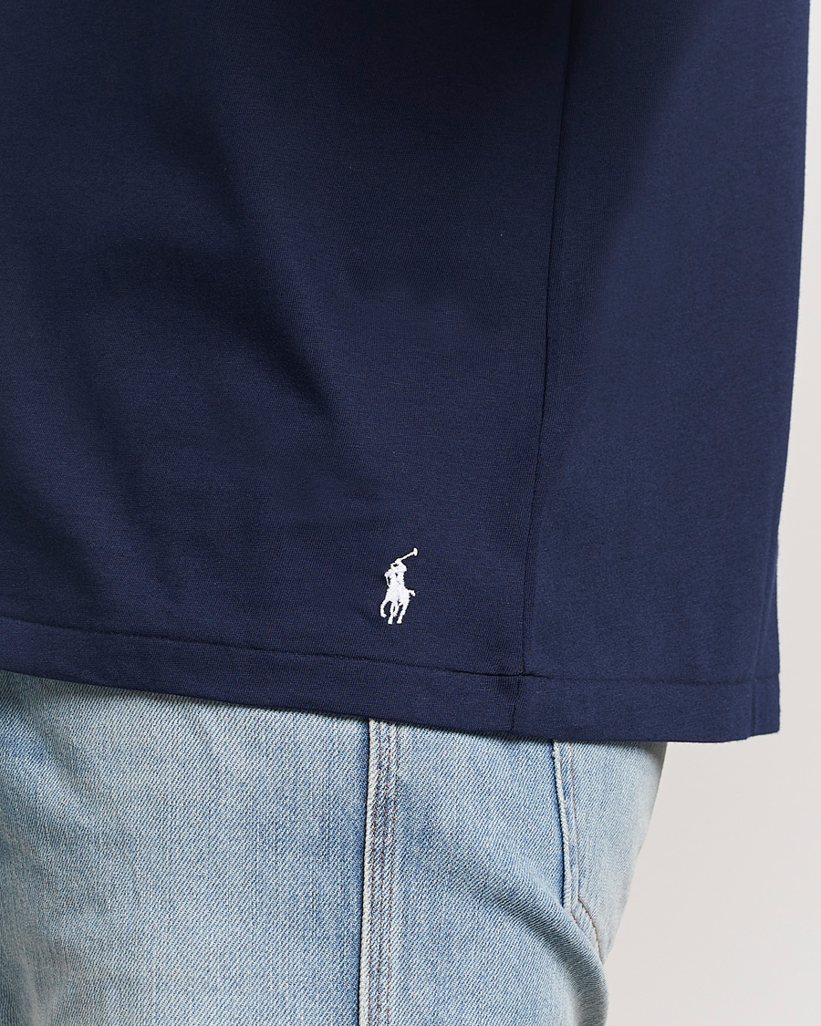 Mies | T-paidat | Polo Ralph Lauren | Logo Cotton Jersey Sleep T-Shirt Cruise Navy