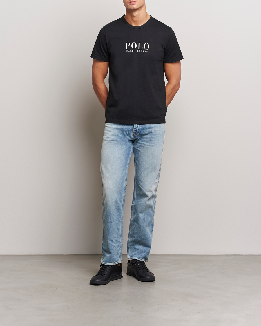 Mies | T-paidat | Polo Ralph Lauren | Logo Cotton Jersey Sleep T-Shirt Black