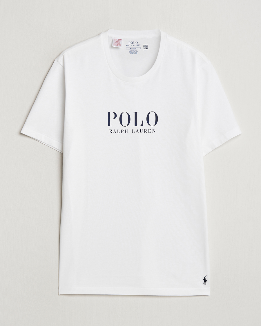 Mies | T-paidat | Polo Ralph Lauren | Logo Cotton Jersey Sleep T-Shirt White