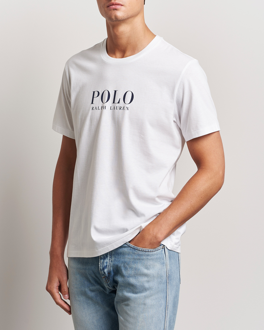 Mies | T-paidat | Polo Ralph Lauren | Logo Cotton Jersey Sleep T-Shirt White