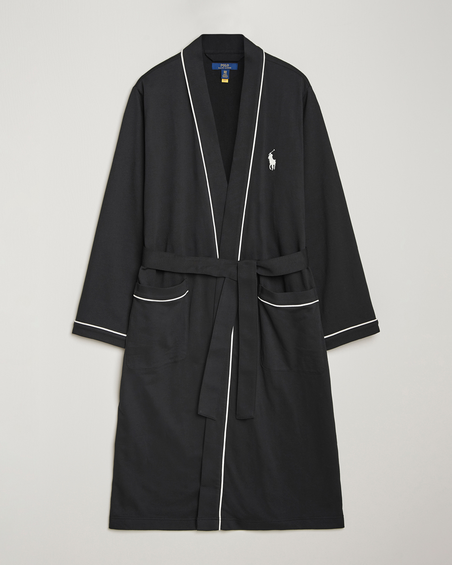 Mies | Yöpuvut ja kylpytakit | Polo Ralph Lauren | Cotton Jersey Robe Black