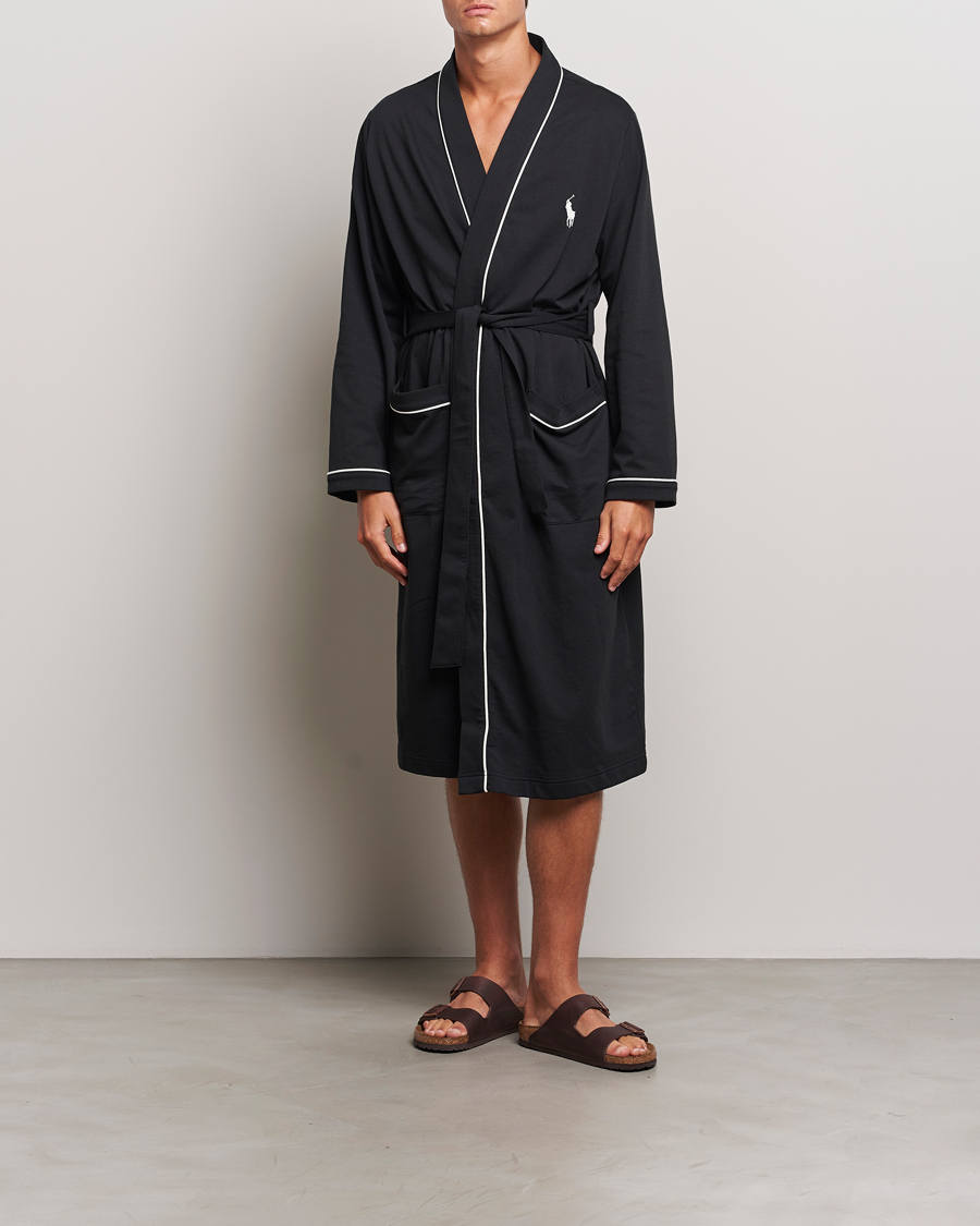 Mies | Yöpuvut ja kylpytakit | Polo Ralph Lauren | Cotton Jersey Robe Black