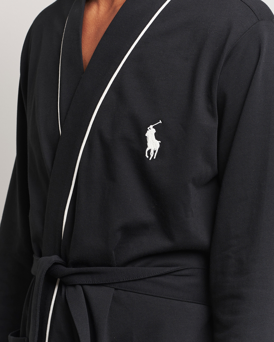 Mies | Yöpuvut ja kylpytakit | Polo Ralph Lauren | Cotton Jersey Robe Black