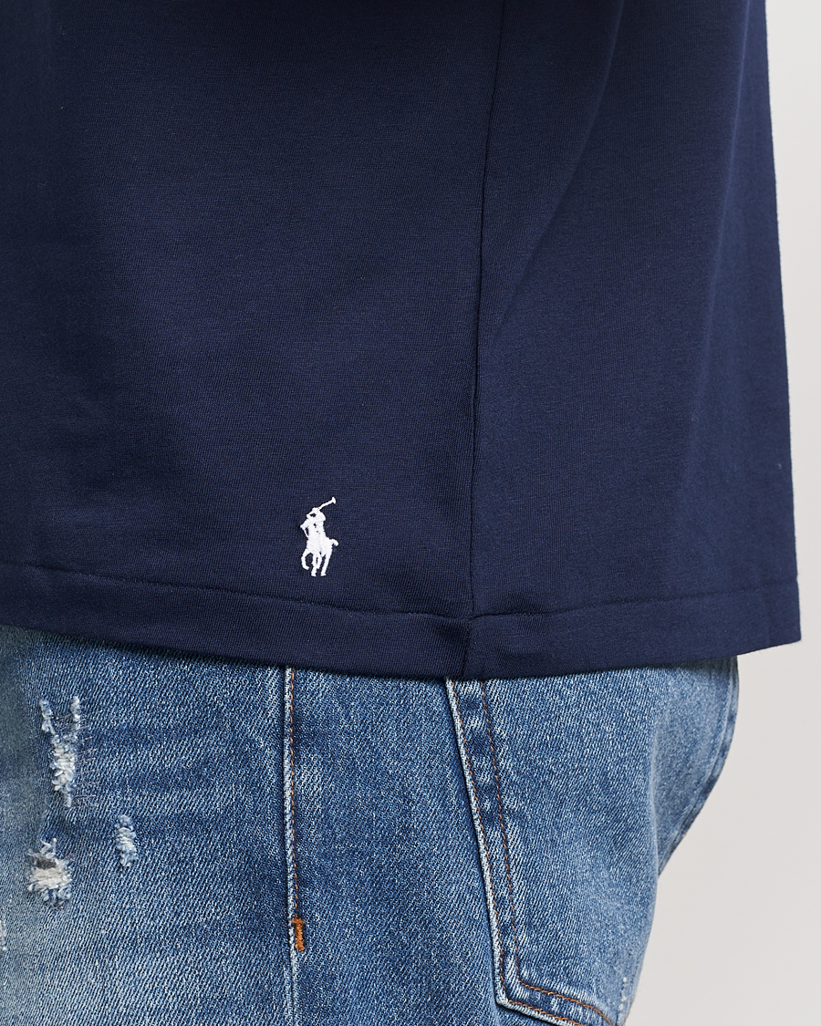 Mies | T-paidat | Polo Ralph Lauren | Logo Cotton Jersey Sleep T-Shirt Cruise Navy