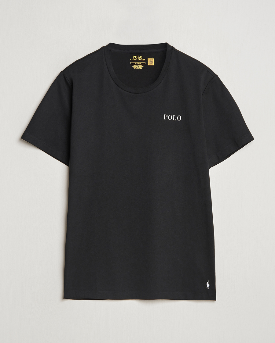 Mies | T-paidat | Polo Ralph Lauren | Logo Cotton Jersey Sleep T-Shirt Black