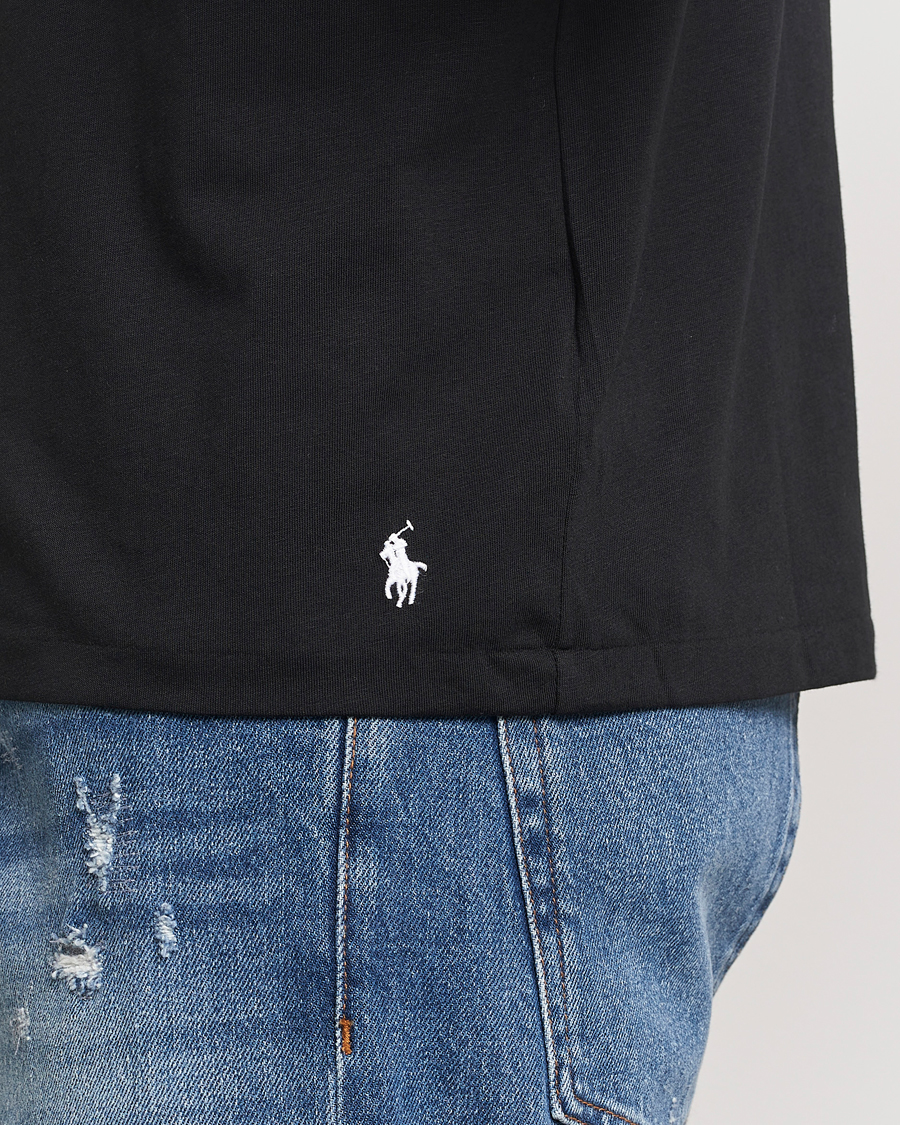 Mies | T-paidat | Polo Ralph Lauren | Logo Cotton Jersey Sleep T-Shirt Black