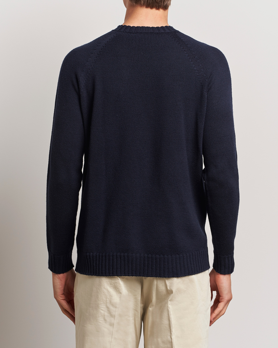 Mies | Puserot | John Smedley | Denver Extra Fine Merino Crew Neck Midnight