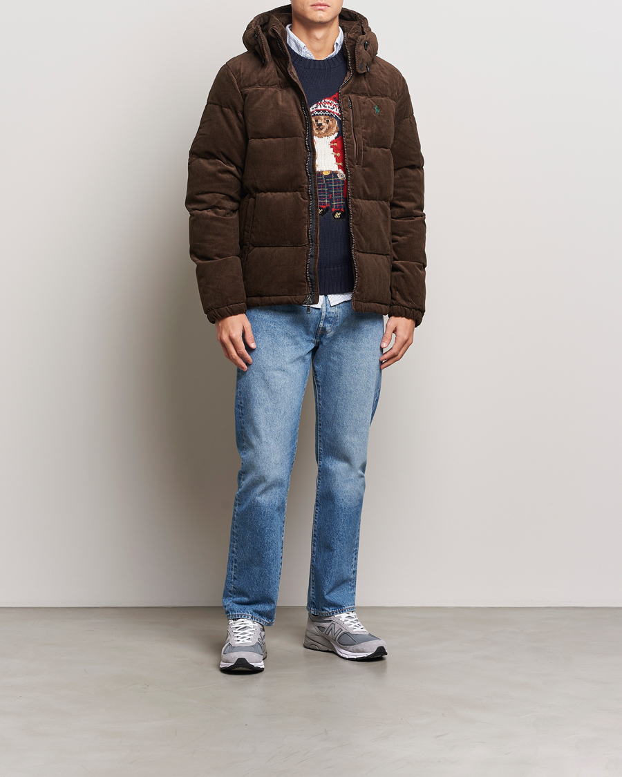 Mies | Takit | Polo Ralph Lauren | El Cap Corduroy Down Jacket Dark Beech