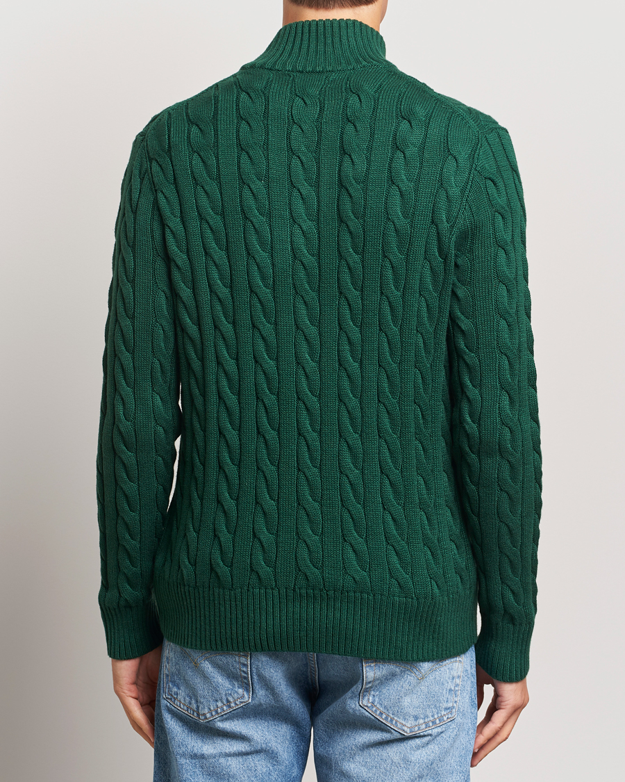 Mies | Puserot | Polo Ralph Lauren | Cotton Cable Half Zip Vintage Pine