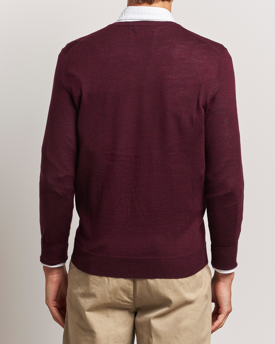 Mies | Puserot | Polo Ralph Lauren | Merino Crew Neck Pullover Aged Wine Heather