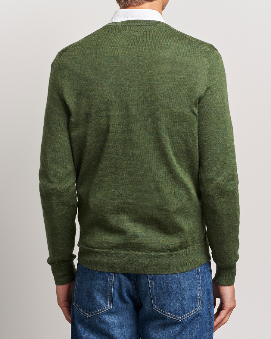 Mies | Puserot | Polo Ralph Lauren | Merino Crew Neck Pullover Classic Olive Heather