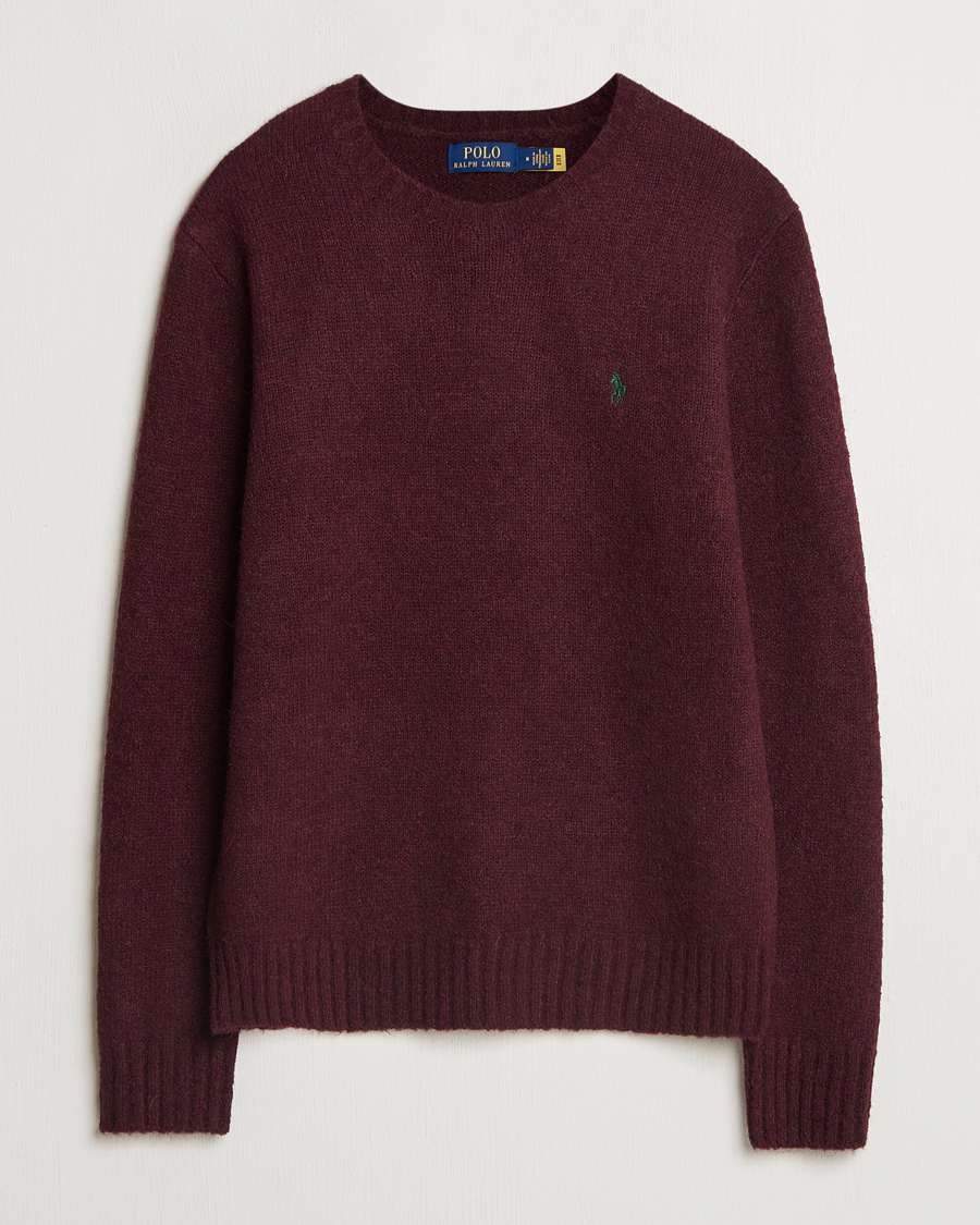 Mies | Puserot | Polo Ralph Lauren | Alpaca Crew Neck Sweater Aged Wine Heather
